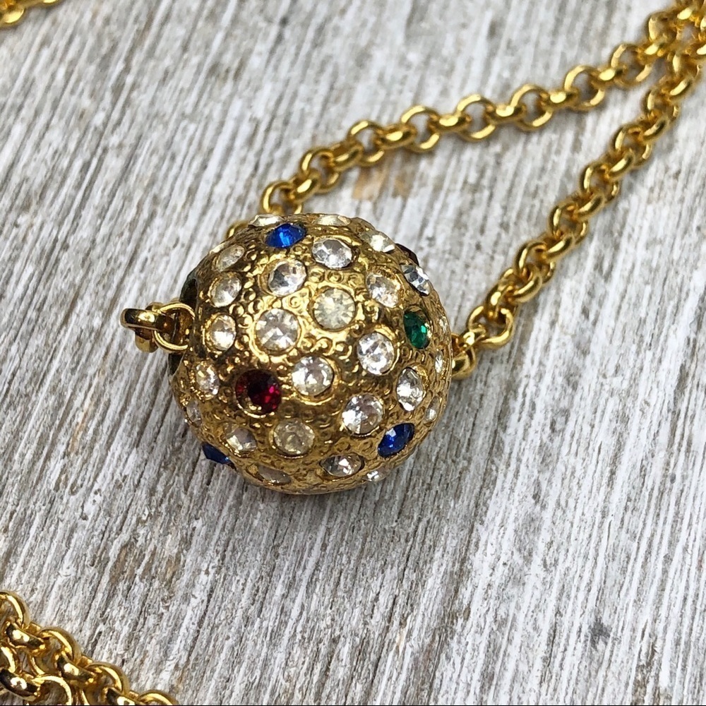 Joan Rivers Multi-colored Rhinestone Necklace - Picture 5 of 7